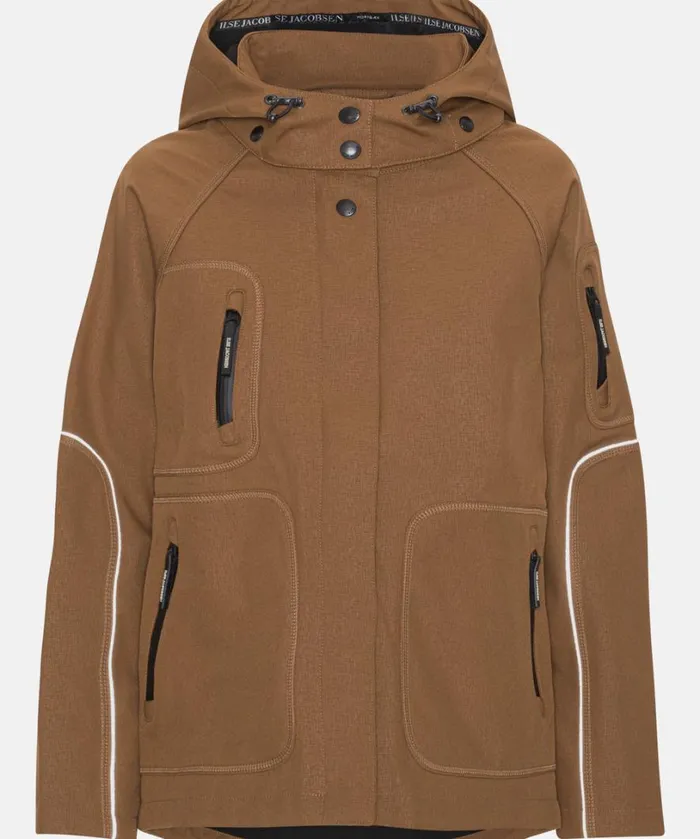 Rain Jacket 8211 Walnut Rainwear Ilse Jacobsen Raincoats