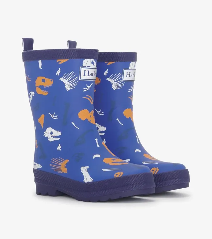 Rainwear Boys Hatley Boys Dino Fossils Matte Rain Boots