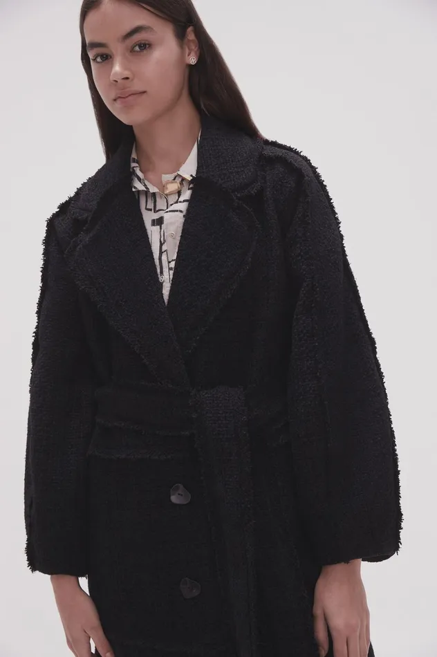 Rebellion Coat Black Women Aje Blazers Jackets 038 Coats