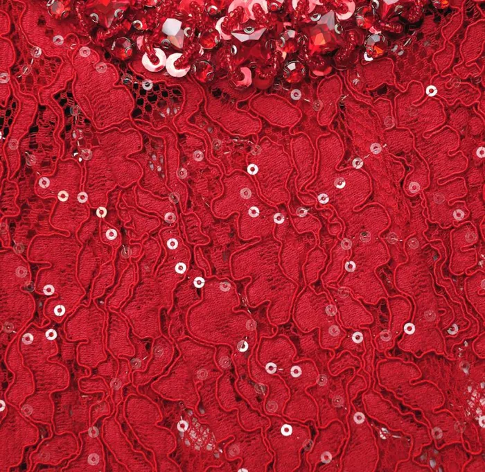 Red Sequin Lace Midi Dress Women Self Portrait Dresses Red Sequin Lace Midi Dress Women Self Portrait Dresses