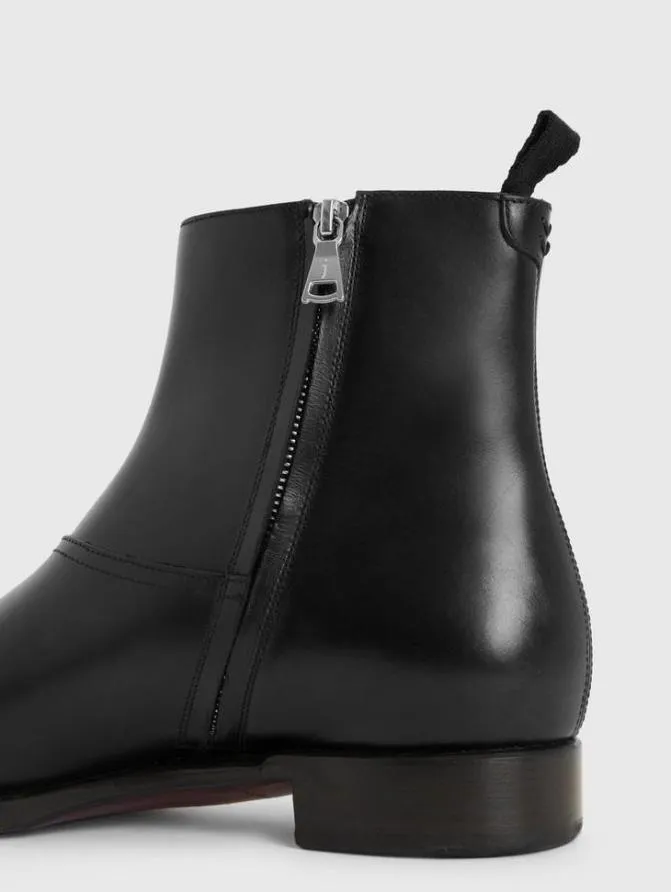 REGENT BOOT Black ShoesLeather John Varvatos Leather Boots