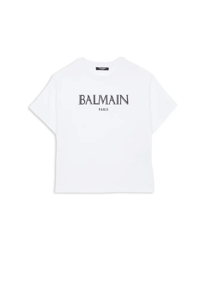 Roman Tshirt White Kids Balmain