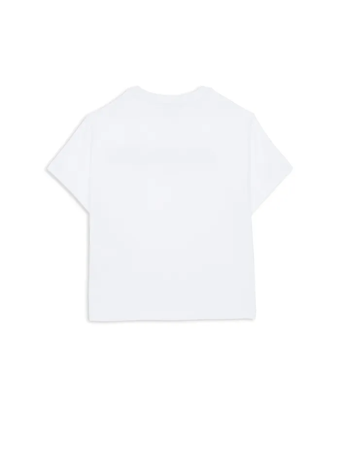 Roman Tshirt White Kids Balmain