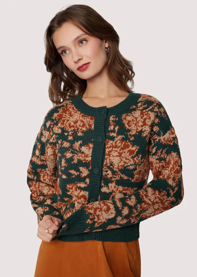 Rosetta Cardigan Greenmulti Women Lost Wander Outerwear