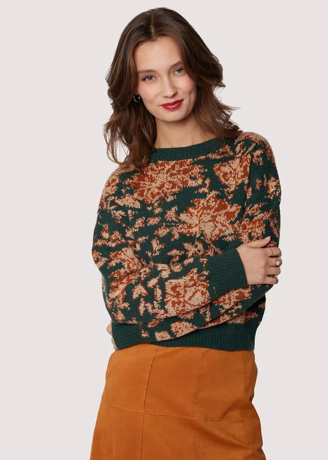 Rosetta Pullover Top Greenmulti Women Lost Wander Tops