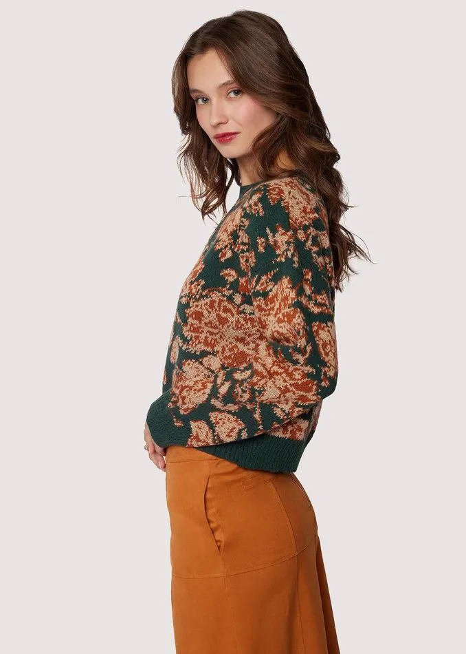 Rosetta Pullover Top Greenmulti Women Lost Wander Tops