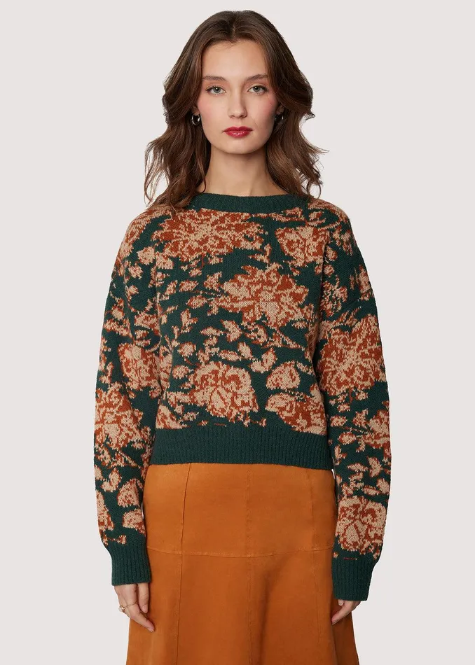 Rosetta Pullover Top Greenmulti Women Lost Wander Tops