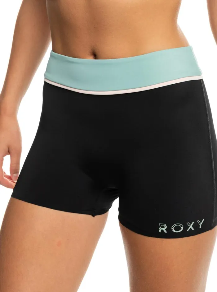 Roxy Bikinis Roxy Active Shorty Bikini Bottoms Anthracite 8211 Women