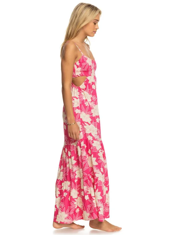 Roxy Dresses Hot Tropics Maxi Dress Shocking Pink Wild Oasis 8211 Women Roxy Dresses Hot Tropics Maxi Dress Shocking Pink Wild Oasis 8211 Women