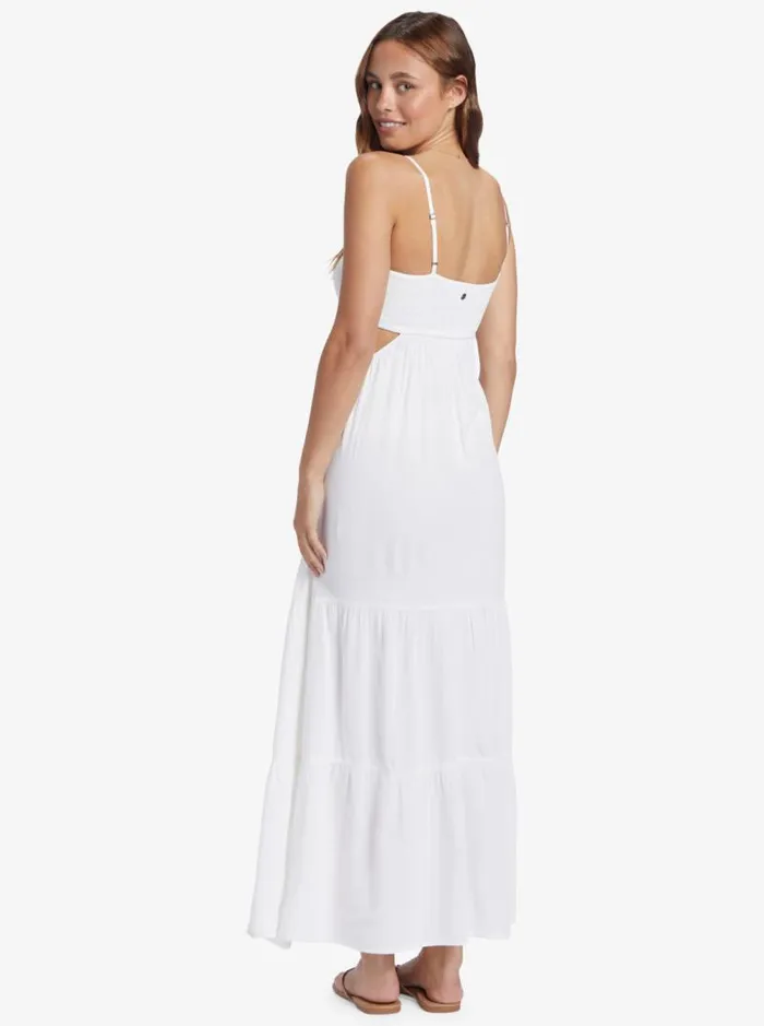 Roxy Dresses Hot Tropics Maxi Dress Snow White 8211 Women Roxy Dresses Hot Tropics Maxi Dress Snow White 8211 Women