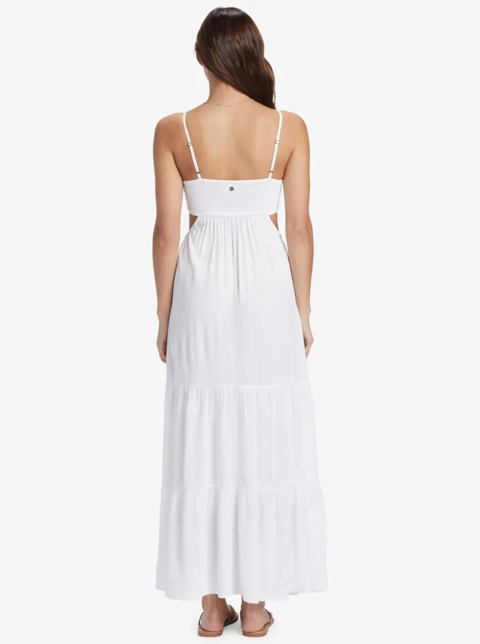 Roxy Dresses Hot Tropics Maxi Dress Snow White 8211 Women Roxy Dresses Hot Tropics Maxi Dress Snow White 8211 Women