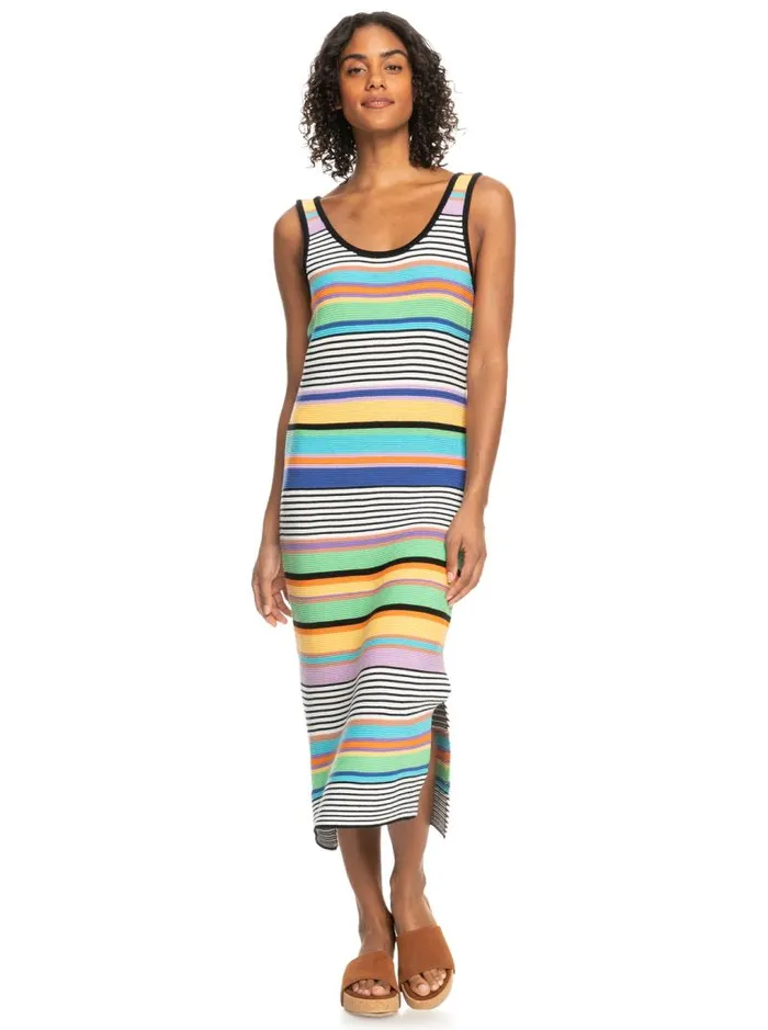 Roxy Dresses Sunshine Bouquet Midi Length Strappy Dress Anthracite Good Vibration 8211 Women Roxy Dresses Sunshine Bouquet Midi Length Strappy Dress Anthracite Good Vibration 8211 Women