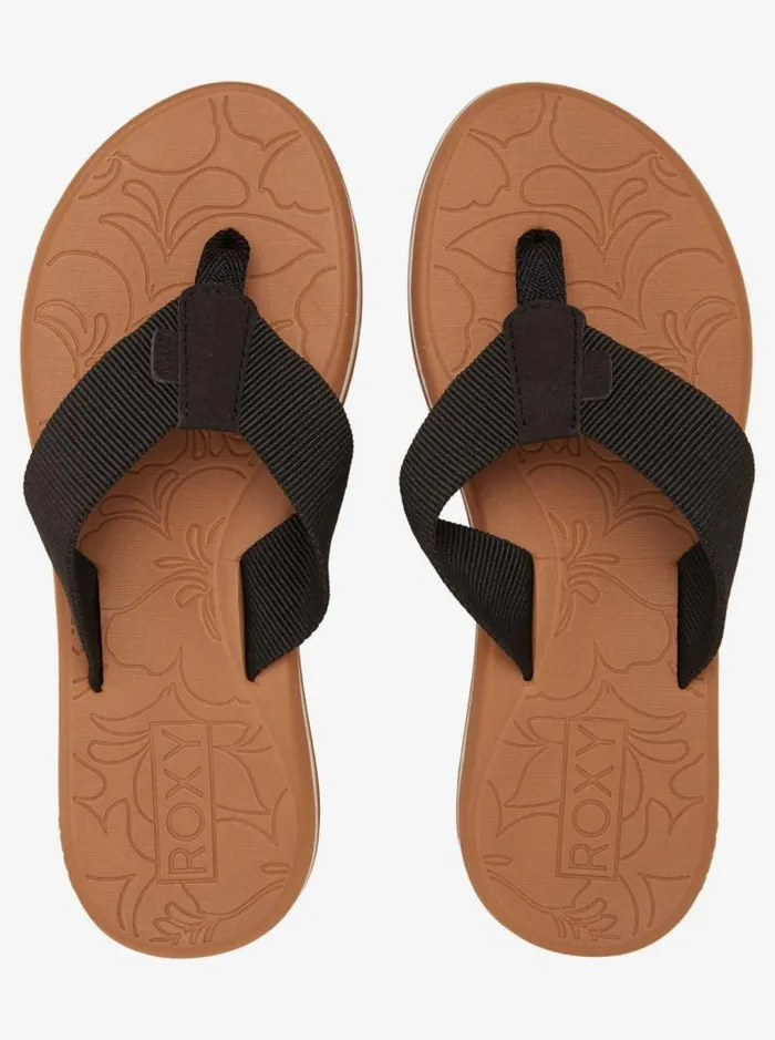 Roxy Flip Flops Colbee Hi Sandals Blacktan 8211 Women
