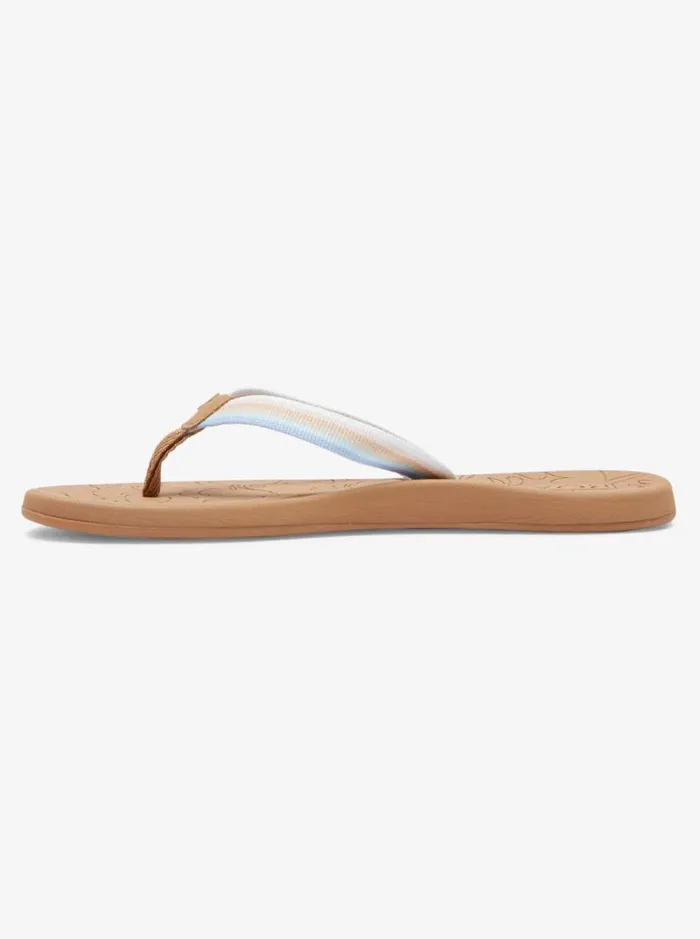 Roxy Flip Flops Colbee Sandals Brownblue 8211 Women