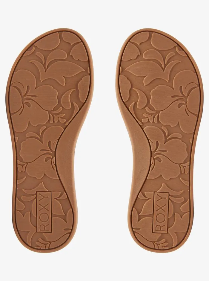 Roxy Flip Flops Colbee Sandals Brownblue 8211 Women