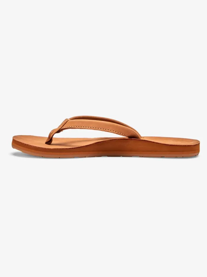 Roxy Flip Flops Lorraine Slim Sandals Tan 8211 Women