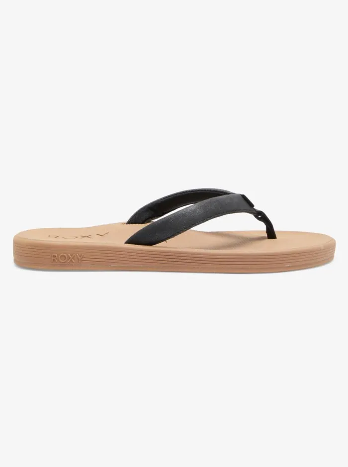 Roxy Flip Flops Solana Sandals Black 8211 Women Roxy Flip Flops Solana Sandals Black 8211 Women