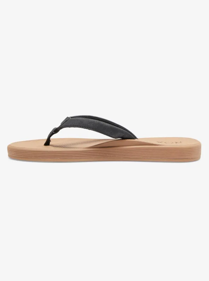 Roxy Flip Flops Solana Sandals Black 8211 Women Roxy Flip Flops Solana Sandals Black 8211 Women