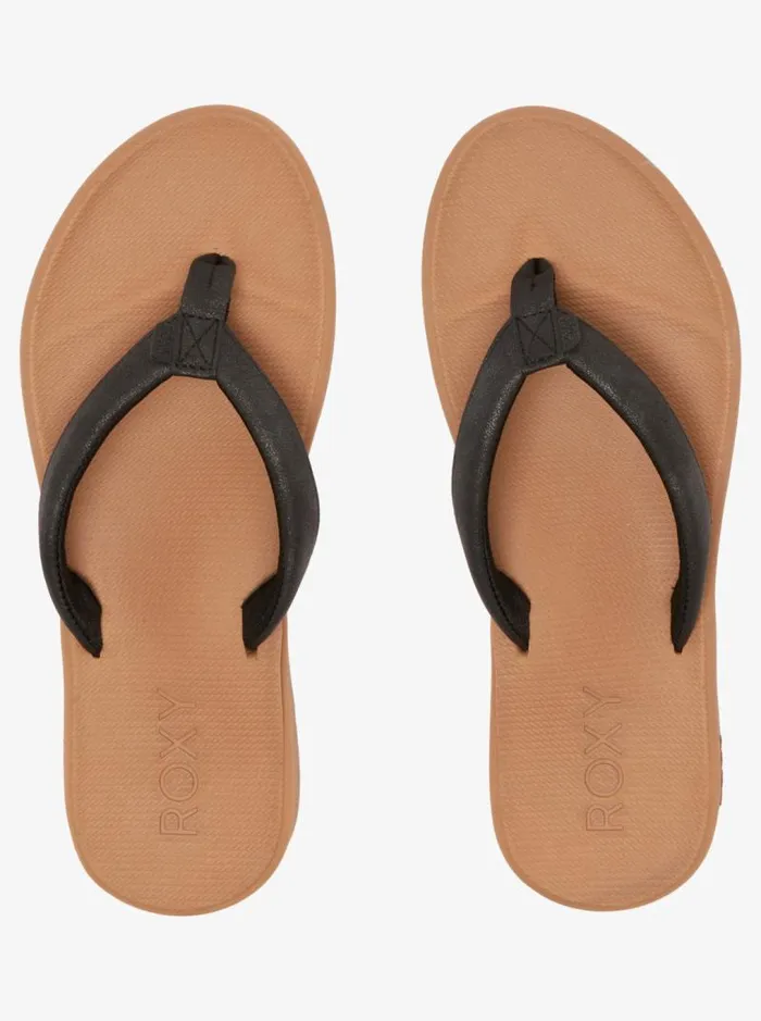 Roxy Flip Flops Solana Sandals Black 8211 Women Roxy Flip Flops Solana Sandals Black 8211 Women