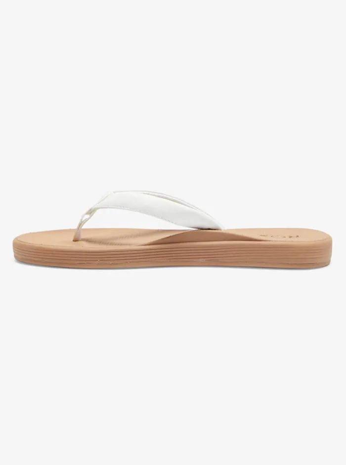 Roxy Flip Flops Solana Sandals White 8211 Women Roxy Flip Flops Solana Sandals White 8211 Women