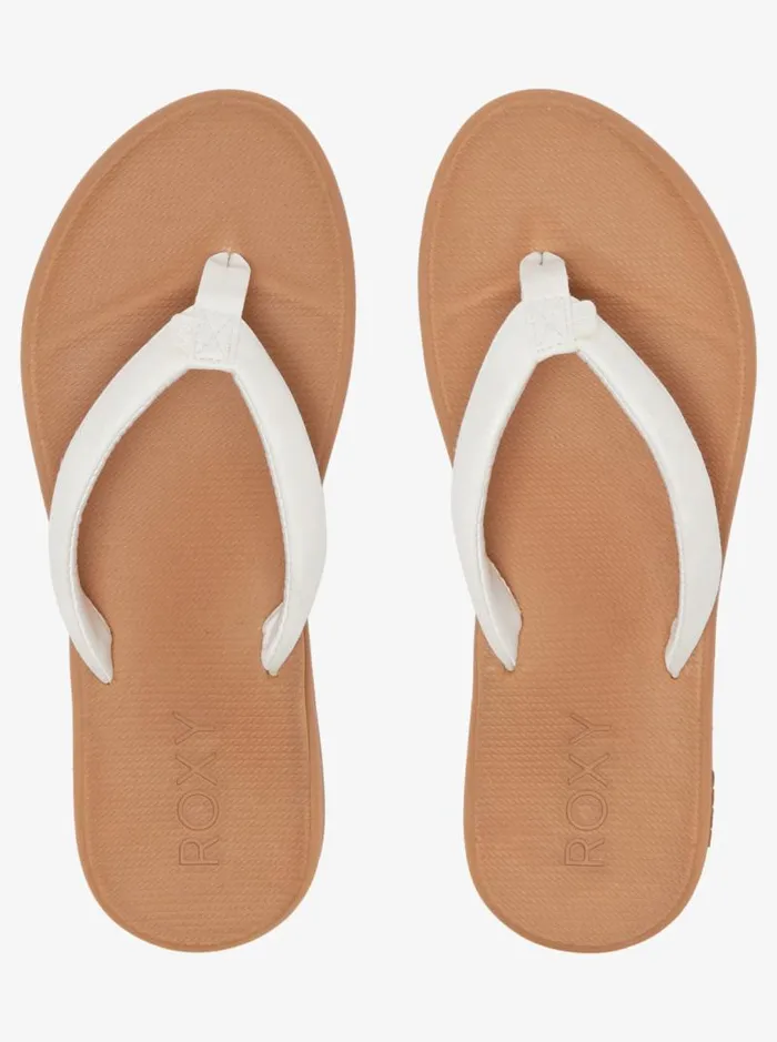 Roxy Flip Flops Solana Sandals White 8211 Women Roxy Flip Flops Solana Sandals White 8211 Women