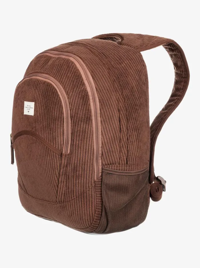 Roxy Handbags Cozy Nature Large Corduroy Backpack Bitter Chocolate 8211 Women