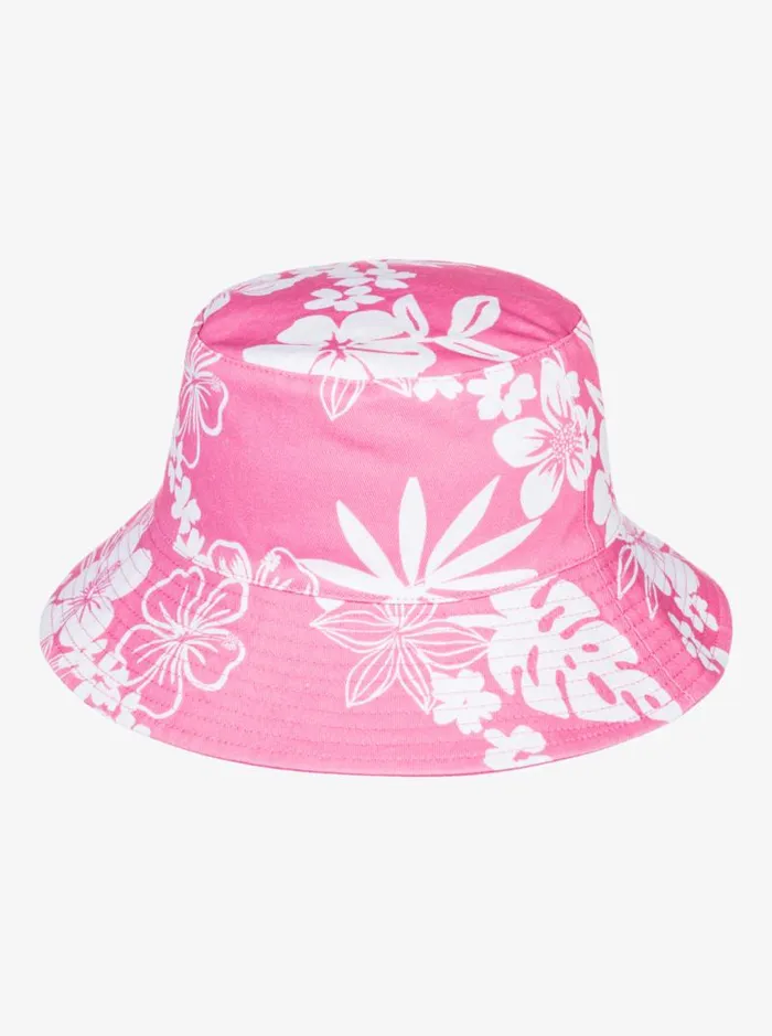 Roxy Hats Jasmine Paradise Reversible Bucket Hat Shocking Pink Hello Aloha 8211 Women Roxy Hats Jasmine Paradise Reversible Bucket Hat Shocking Pink Hello Aloha 8211 Women