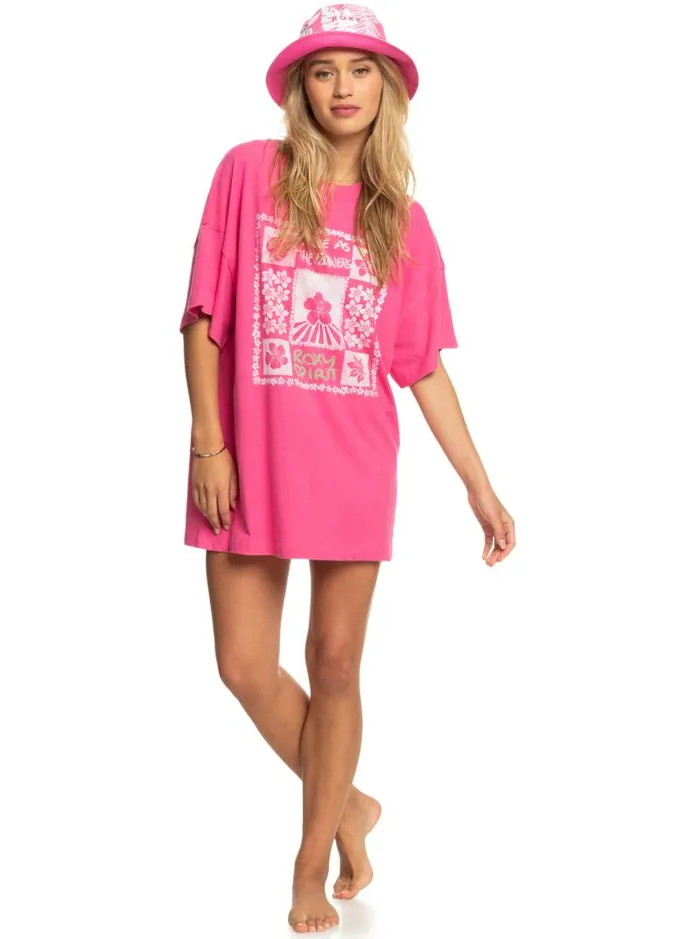 Roxy Hats Jasmine Paradise Reversible Bucket Hat Shocking Pink Hello Aloha 8211 Women Roxy Hats Jasmine Paradise Reversible Bucket Hat Shocking Pink Hello Aloha 8211 Women