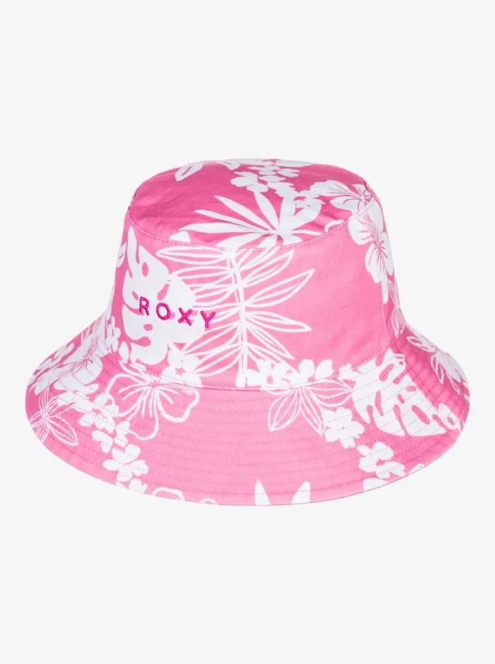 Roxy Hats Jasmine Paradise Reversible Bucket Hat Shocking Pink Hello Aloha 8211 Women Roxy Hats Jasmine Paradise Reversible Bucket Hat Shocking Pink Hello Aloha 8211 Women