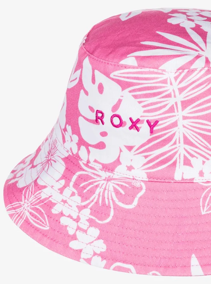 Roxy Hats Jasmine Paradise Reversible Bucket Hat Shocking Pink Hello Aloha 8211 Women Roxy Hats Jasmine Paradise Reversible Bucket Hat Shocking Pink Hello Aloha 8211 Women