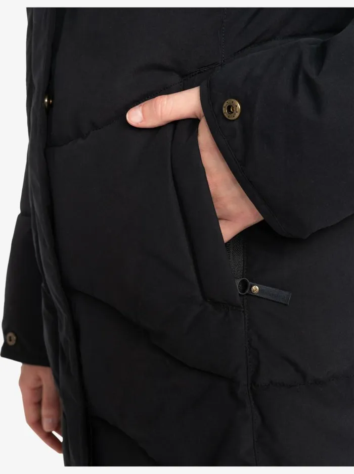 Roxy Jackets Ellie Longline Winter Jacket True Black 8211 Women Roxy Jackets Ellie Longline Winter Jacket True Black 8211 Women