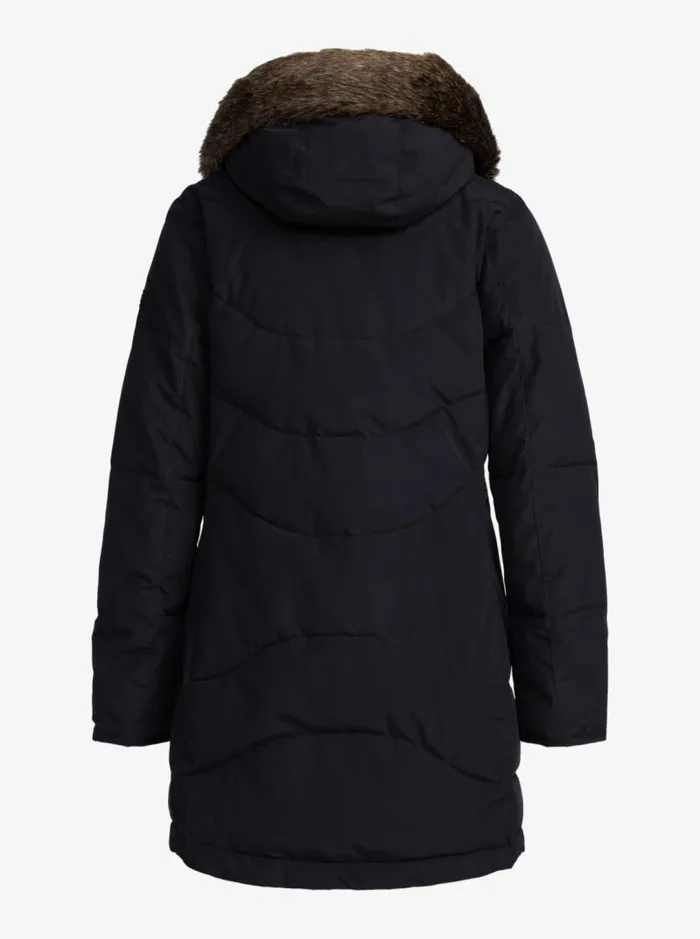 Roxy Jackets Ellie Longline Winter Jacket True Black 8211 Women Roxy Jackets Ellie Longline Winter Jacket True Black 8211 Women