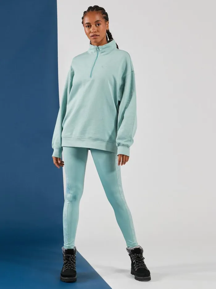 Roxy Jackets Waves Of Warmth HalfZip Fleece Blue Surf Planao 8211 Women Roxy Jackets Waves Of Warmth HalfZip Fleece Blue Surf Planao 8211 Women