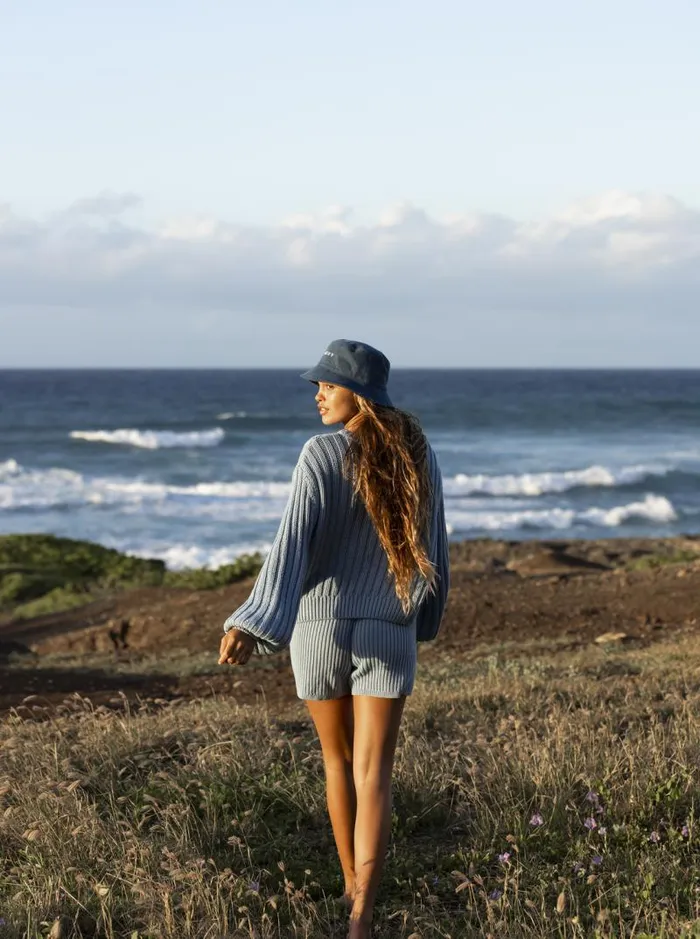 Roxy Loungewear Hello Again Shorts Dusk Blue 8211 Women Roxy Loungewear Hello Again Shorts Dusk Blue 8211 Women