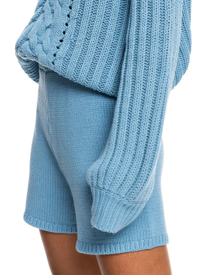 Roxy Loungewear Hello Again Shorts Dusk Blue 8211 Women Roxy Loungewear Hello Again Shorts Dusk Blue 8211 Women