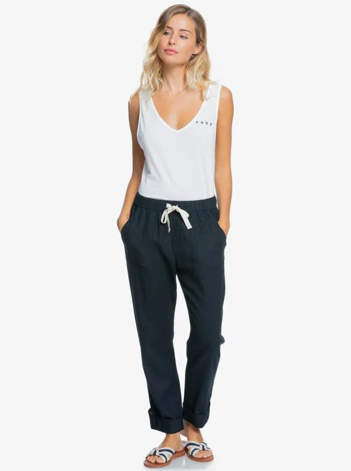 Roxy Pants and Jeans On The Seashore Cargo Pants Anthracite 8211 Women Roxy Pants and Jeans On The Seashore Cargo Pants Anthracite 8211 Women