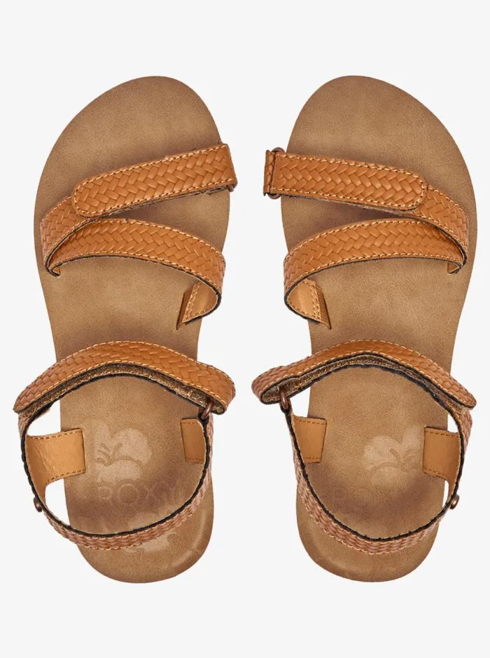 Roxy Sandals Anela Sandals Browntan 8211 Women Roxy Sandals Anela Sandals Browntan 8211 Women