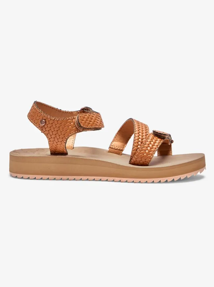Roxy Sandals Anela Sandals Browntan 8211 Women Roxy Sandals Anela Sandals Browntan 8211 Women