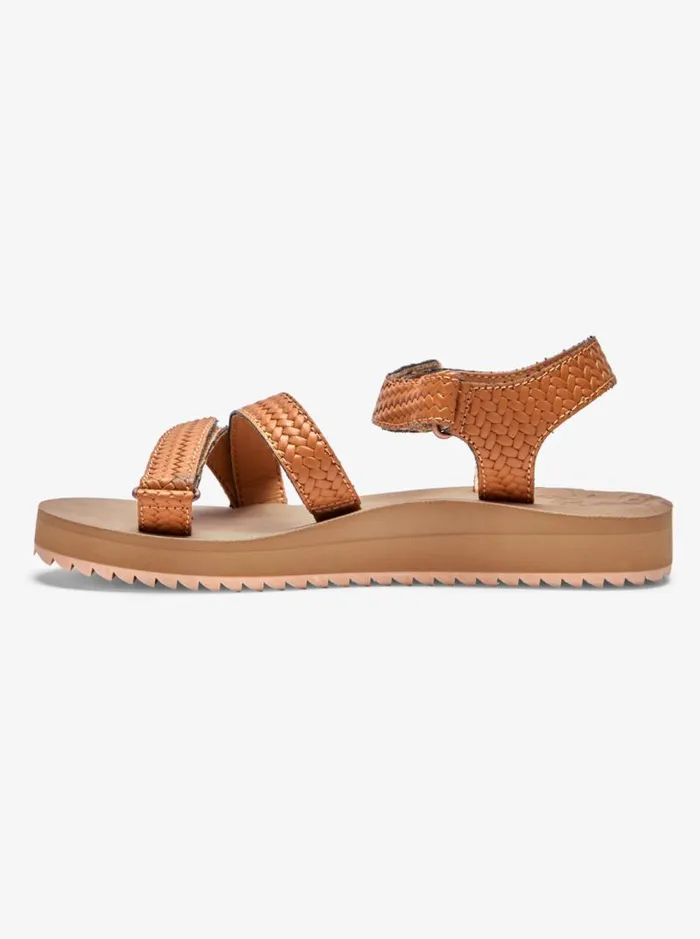 Roxy Sandals Anela Sandals Browntan 8211 Women Roxy Sandals Anela Sandals Browntan 8211 Women