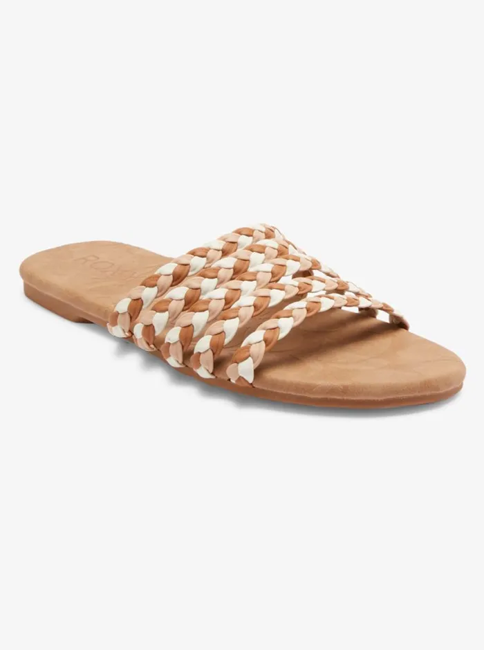 Roxy Sandals Olina Slide Sandals Browntan 8211 Women