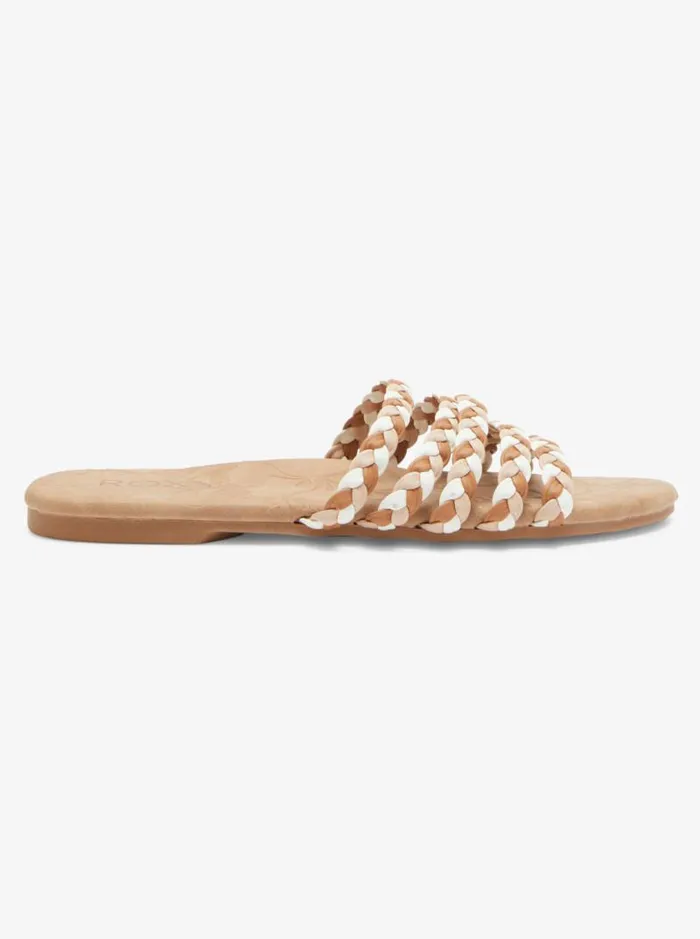 Roxy Sandals Olina Slide Sandals Browntan 8211 Women