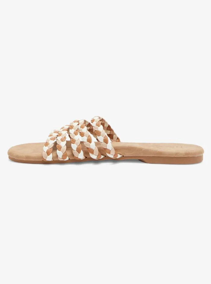 Roxy Sandals Olina Slide Sandals Browntan 8211 Women