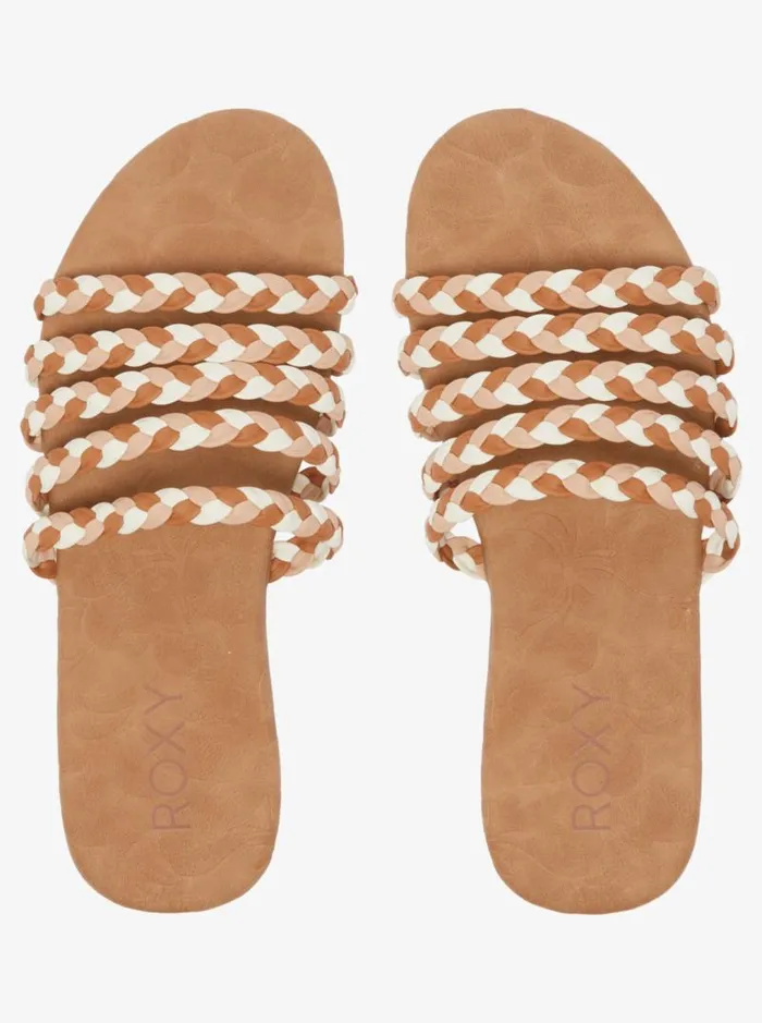 Roxy Sandals Olina Slide Sandals Browntan 8211 Women