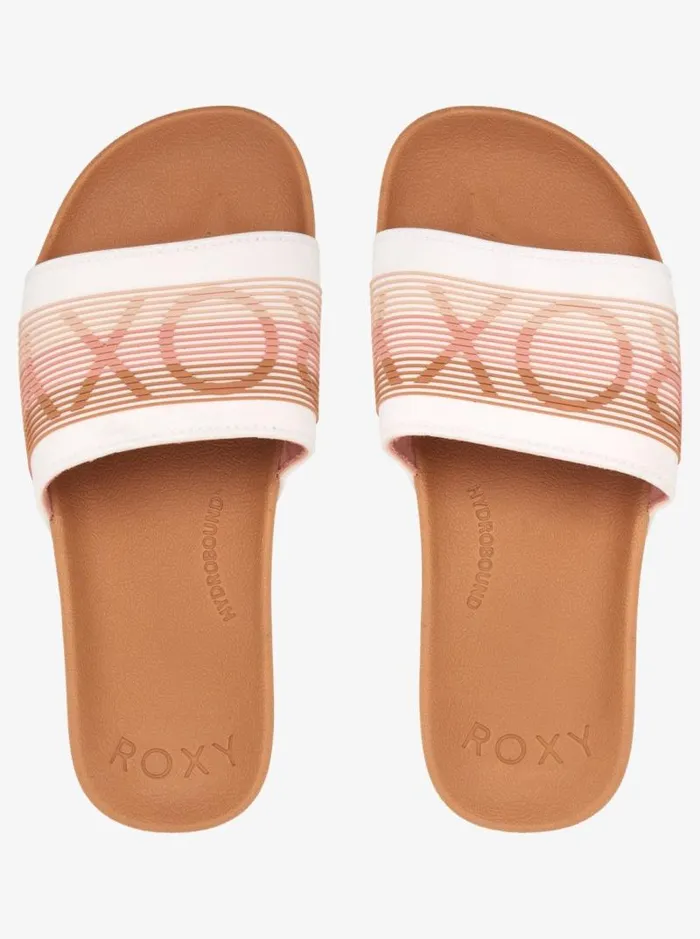 Roxy Sandals Slippy WaterFriendly Sandals Tan 8211 Women Roxy Sandals Slippy WaterFriendly Sandals Tan 8211 Women
