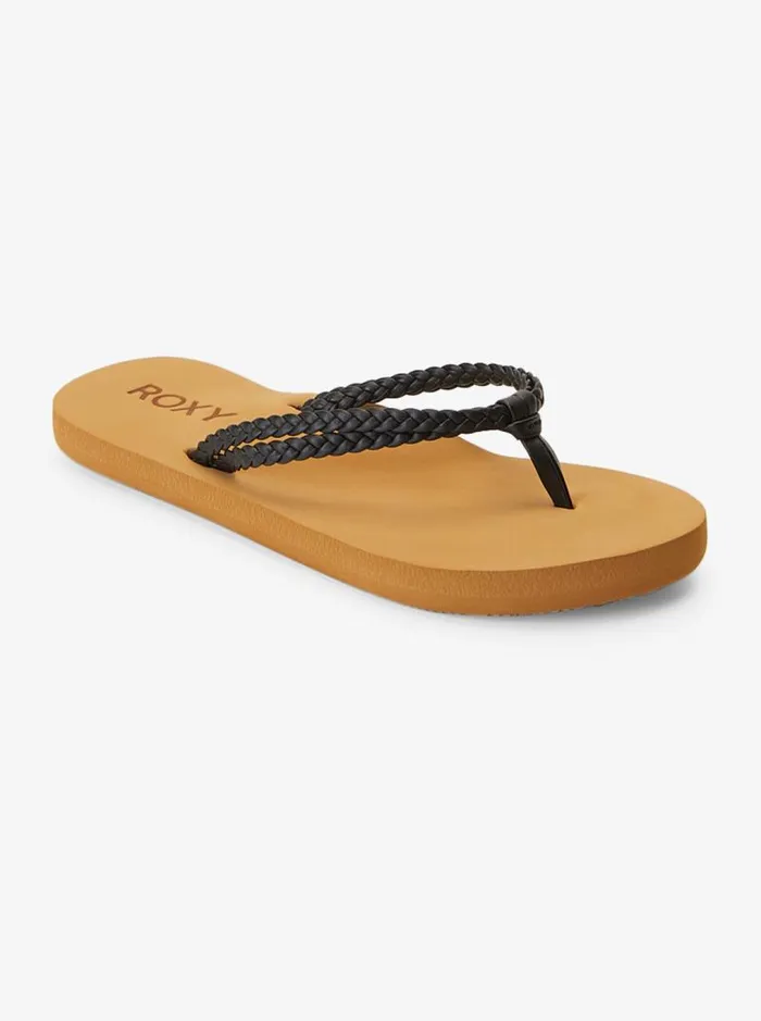 Roxy Shoes and Sandals Girl039s 416 Costas FlipFlops Black 8211 Kids Roxy Shoes and Sandals Girl039s 416 Costas FlipFlops Black 8211 Kids