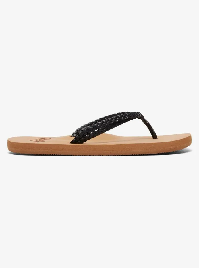 Roxy Shoes and Sandals Girl039s 416 Costas FlipFlops Black 8211 Kids Roxy Shoes and Sandals Girl039s 416 Costas FlipFlops Black 8211 Kids