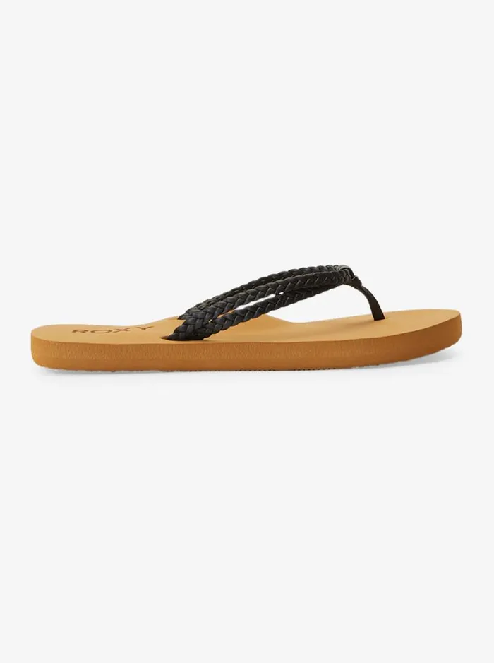 Roxy Shoes and Sandals Girl039s 416 Costas FlipFlops Black 8211 Kids Roxy Shoes and Sandals Girl039s 416 Costas FlipFlops Black 8211 Kids