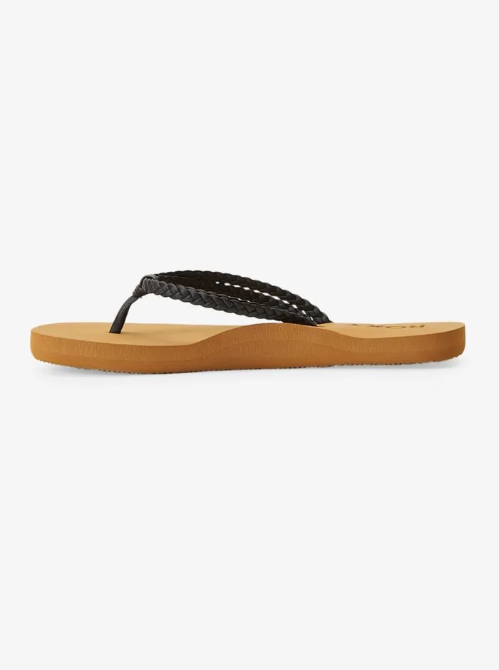 Roxy Shoes and Sandals Girl039s 416 Costas FlipFlops Black 8211 Kids Roxy Shoes and Sandals Girl039s 416 Costas FlipFlops Black 8211 Kids