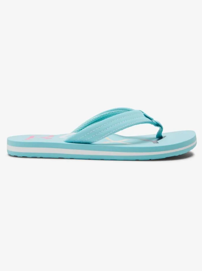 Roxy Shoes and Sandals Girl039s 416 Vista FlipFlops Light Blue 8211 Kids Roxy Shoes and Sandals Girl039s 416 Vista FlipFlops Light Blue 8211 Kids