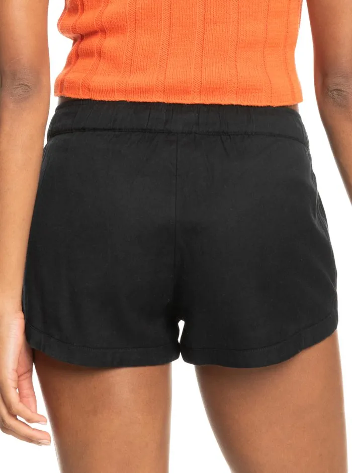 Roxy Shorts New Impossible Love Elasticized Shorts True Black 8211 Women